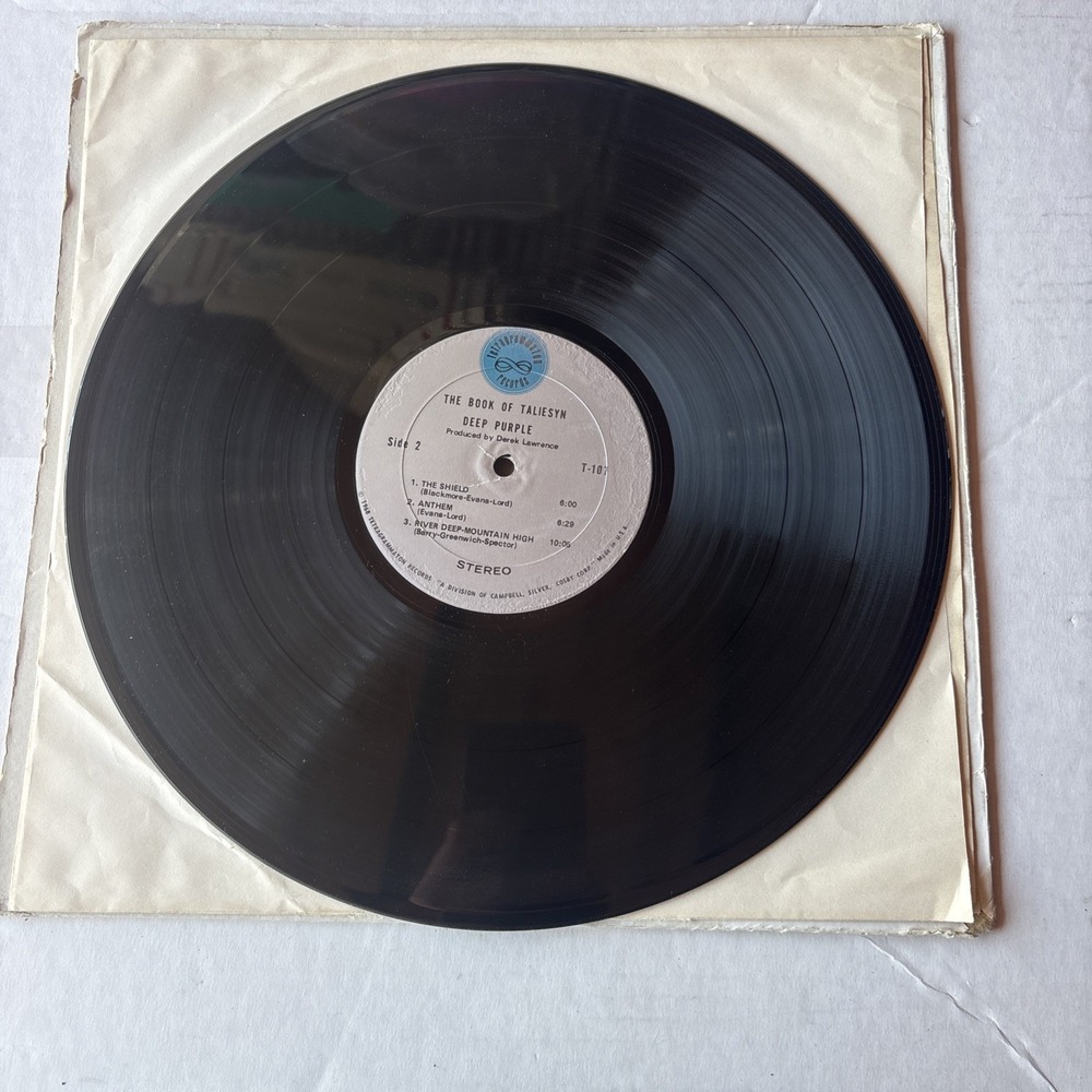 DEEP PURPLE - THE BOOK OF TALIESYN - Vinyl LP Record In Excellent Condition - Picture 4 of 4